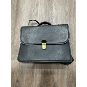 Bosca Flapover Briefcase Black‎